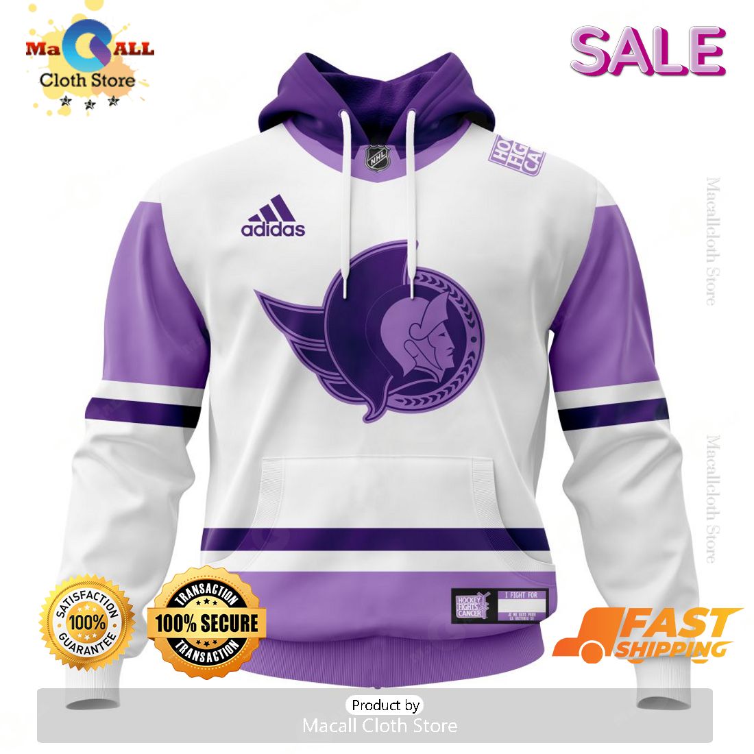Ottawa Senators Personalize NHL 2023 Hockey Fight Cancer Hoodie Sweatshirt 3D Ottawa Senators Personalize NHL 2023 Hockey Fight Cancer Hoodie Sweatshirt 3D
