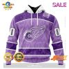 Personalized Dallas Stars New Lavender NHL Hockey Fight Cancer Hoodie 3D