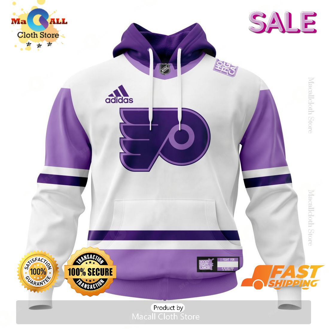 Philadelphia Flyers Personalize NHL 2023 Hockey Fight Cancer Hoodie Sweatshirt 3D Philadelphia Flyers Personalize NHL 2023 Hockey Fight Cancer Hoodie Sweatshirt 3D