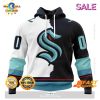 Seattle Kraken Personalized NHL 2023 Away Kits Hoodie Sweatshirt 3D