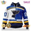 St. Louis Blues Personalize NHL 2023 Hockey Fight Cancer Hoodie Sweatshirt 3D