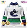 Vancouver Canucks Personalize NHL 2023 Home Mix Away Kits Hoodie Sweatshirt 3D