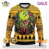 Grinch – Green Bay Packers All Over Print Christmas Wool Sweater
