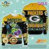 Grinch Hug Sweatshirt Knitted New York Giants Gift For Fan Ugly Wool Sweater Christmas