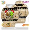 New England Patriots Baby Groot x Grinch Best Friends Football American Ugly Christmas Sweater