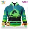 NHL Chicago Blackhawks Personalized New Design With Northern Lights Hoodie 3D