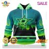 NHL Edmonton Oilers Personalized New Design With Northern Lights Hoodie 3D