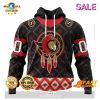 NHL Ottawa Senators Personalized New Design With Northern Lights Hoodie 3D