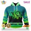 NHL Philadelphia Flyers Personalized New Design With Northern Lights Hoodie 3D