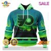 NHL Pittsburgh Penguins Personalized New Design With Northern Lights Hoodie 3D