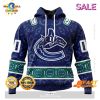 NHL Vancouver Canucks Personalized New Design With Northern Lights Hoodie 3D