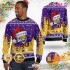 Custom Name NCAA Oregon Ducks Hohoho Funny Gift Ugly Christmas Sweater