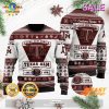 Custom Name NCAA Tennessee Volunteers Hohoho Funny Gift Ugly Christmas Sweater