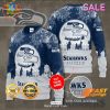 Custom Name NFL Seattle Seahawks Sports Logo Gift Ugly Christmas Sweater