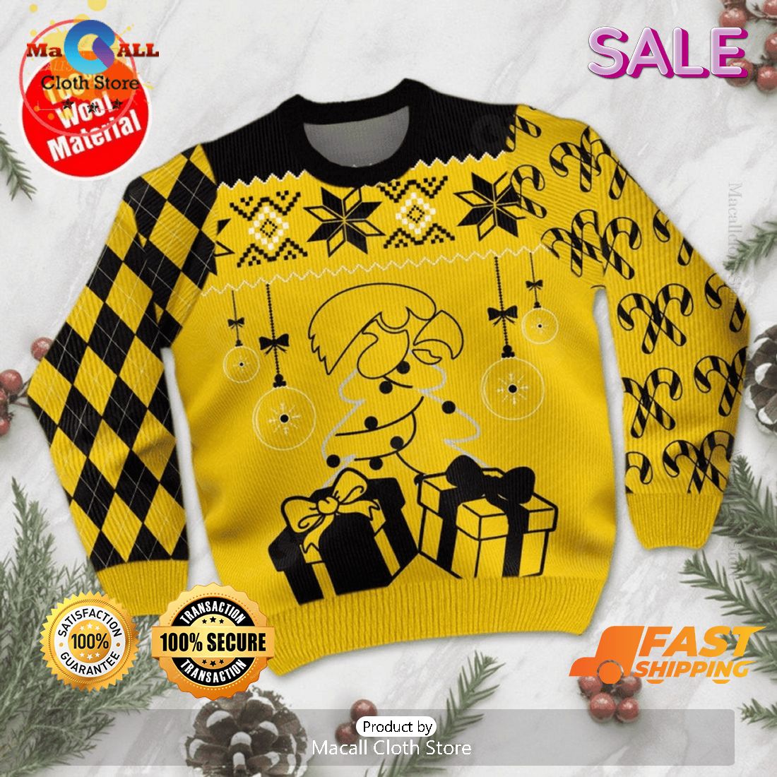 Iowa Hawkeyes NCAA Christmas Gift Gift Ugly Christmas Sweater Iowa Hawkeyes NCAA Christmas Gift Gift Ugly Christmas Sweater