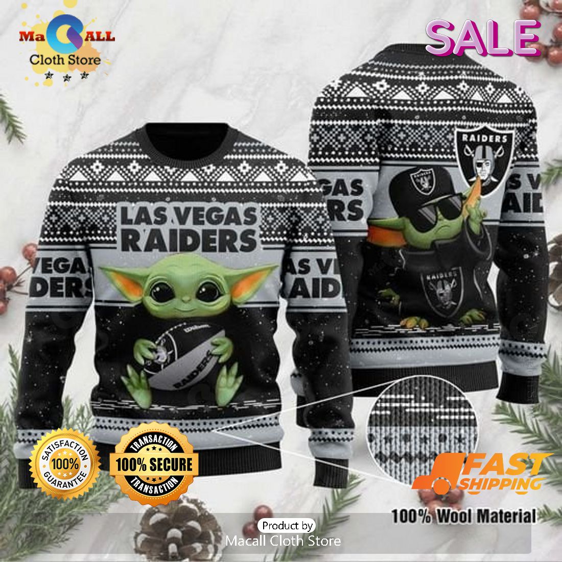 Thhe Grinch NFL Las Vegas Raider Gift Ugly Christmas Sweater Thhe Grinch NFL Las Vegas Raider Gift Ugly Christmas Sweater