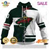 NHL Los Angeles Kings Personalized Broken Mix Jersey Style Zip Hoodie, Sweatshirt 3D