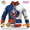 NHL New York Rangers Personalized Broken Mix Jersey Style Zip Hoodie, Sweatshirt 3D