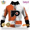 NHL Pittsburgh Penguins Personalized Broken Mix Jersey Style Zip Hoodie, Sweatshirt 3D