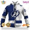 NHL St. Louis Blues Personalized Broken Mix Jersey Style Zip Hoodie, Sweatshirt 3D
