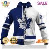 NHL Tampa Bay Lightning Personalized Broken Mix Jersey Style Zip Hoodie, Sweatshirt 3D