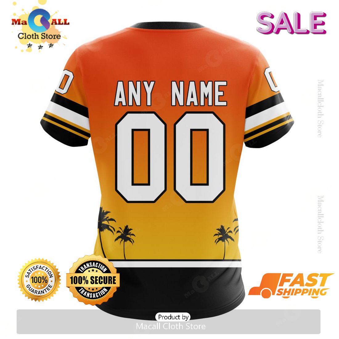 NHL Anaheim Ducks Personalize Gradient Series Concept Kits Zip Hoodie, Sweatshirt 3D NHL Anaheim Ducks Personalize Gradient Series Concept Kits Zip Hoodie, Sweatshirt 3D