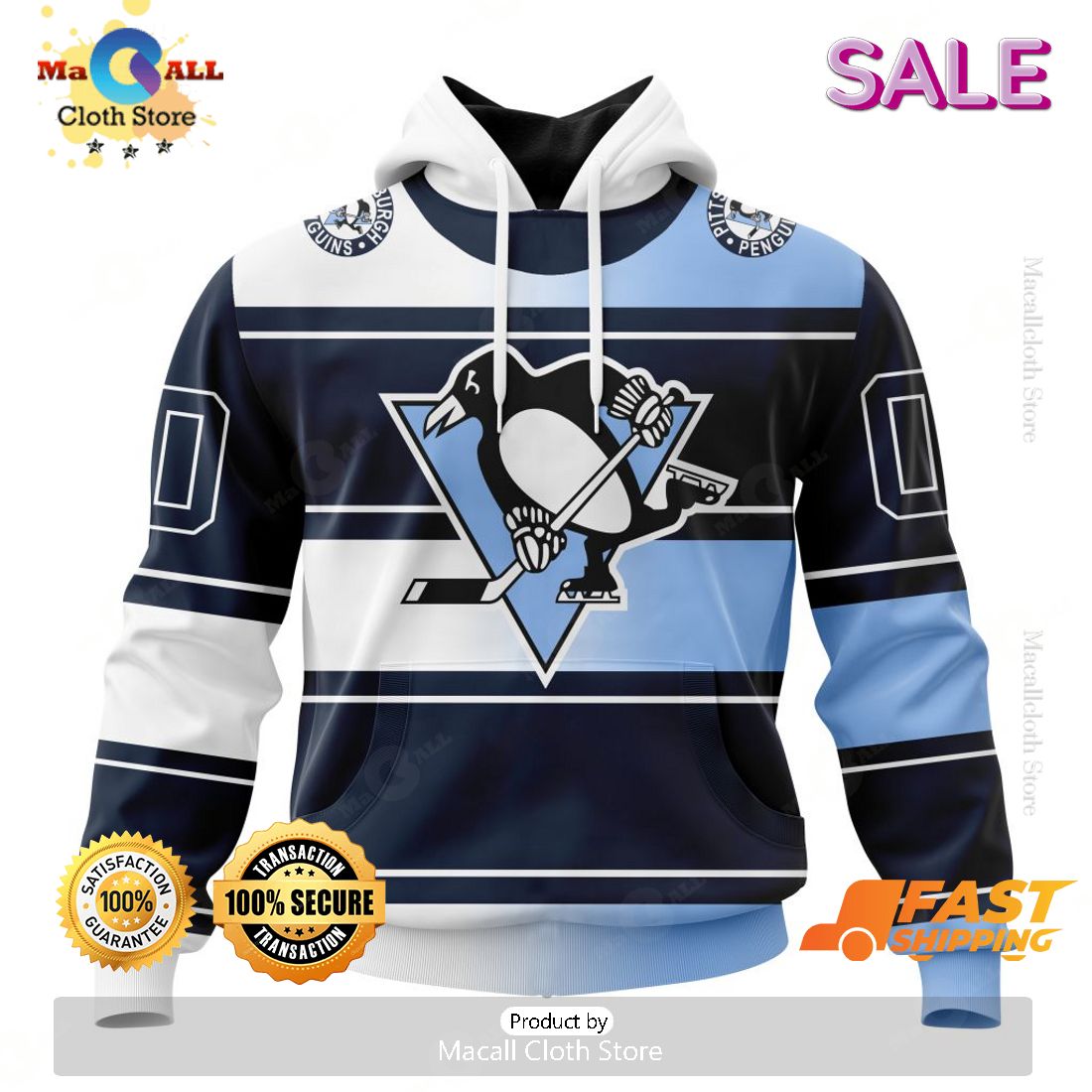 NHL Pittsburgh Penguins Personalize Gradient Series Concept Kits Zip Hoodie, Sweatshirt 3D NHL Pittsburgh Penguins Personalize Gradient Series Concept Kits Zip Hoodie, Sweatshirt 3D