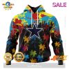 Personalized NFL Houston Texans Special White Design Fight Breast Cancer Zip Hoodie, Sweatshirt 3D