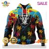Personalized NFL Las Vegas Raiders Special Pink Design Fight Breast Cancer Zip Hoodie, Sweatshirt 3D