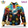 Personalized NFL New York Giants Special White Design Fight Breast Cancer Zip Hoodie, Sweatshirt 3D