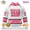 Personalized NFL New York Jets Special White Design Fight Breast Cancer Zip Hoodie, Sweatshirt 3D