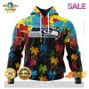 Personalized NFL Seattle Seahawks Special Pink Design Fight Breast Cancer Zip Hoodie, Sweatshirt 3D