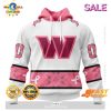 Personalized NFL Washington Commanders Special Pink Design Fight Breast Cancer Zip Hoodie, Sweatshirt 3D