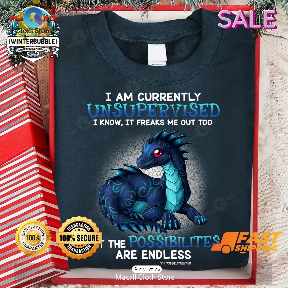 HOT I Am Currently Unsupervised But The Possibilites Are Endless Unisex T-Shirt