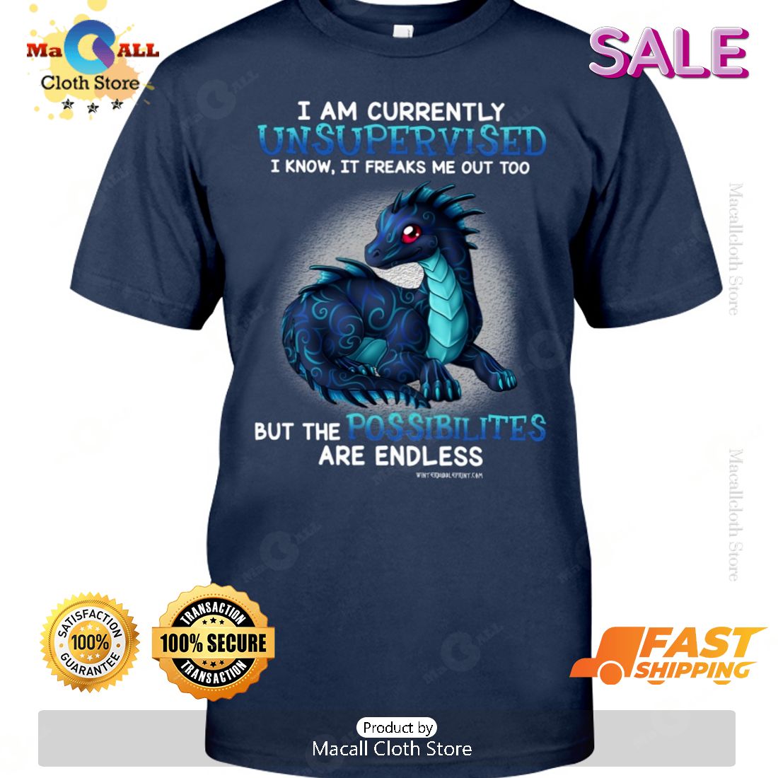 HOT I Am Currently Unsupervised But The Possibilites Are Endless Unisex T-Shirt