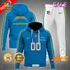 NFL Los Angeles Rams Personalize Football Blue Version Hoodie 3D