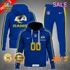 NFL Los Angeles Chargers Personalize Football Blue Version Hoodie 3D