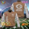 Georgia Tech Yellow Custom Name Special Brown Baseball Jacket