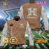 Houston Cougars Custom Name Special Brown Baseball Jacket