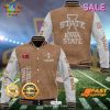 Kansas Jayhawks Custom Name Special Brown Baseball Jacket