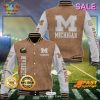 Michigan State Spartans Custom Name Special Brown Baseball Jacket