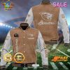 Oregon Ducks Custom Name Special Brown Baseball Jacket
