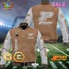 Rutgers Scarlet Knights Custom Name Special Brown Baseball Jacket
