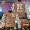SMU Mustangs Custom Name Special Brown Baseball Jacket