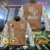 Texas Longhorns Custom Name Special Brown Baseball Jacket