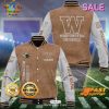 Virginia Tech Hokies Custom Name Special Brown Baseball Jacket