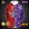 Detroit Lions 2023 All Over Printed Black Hoodie 3D