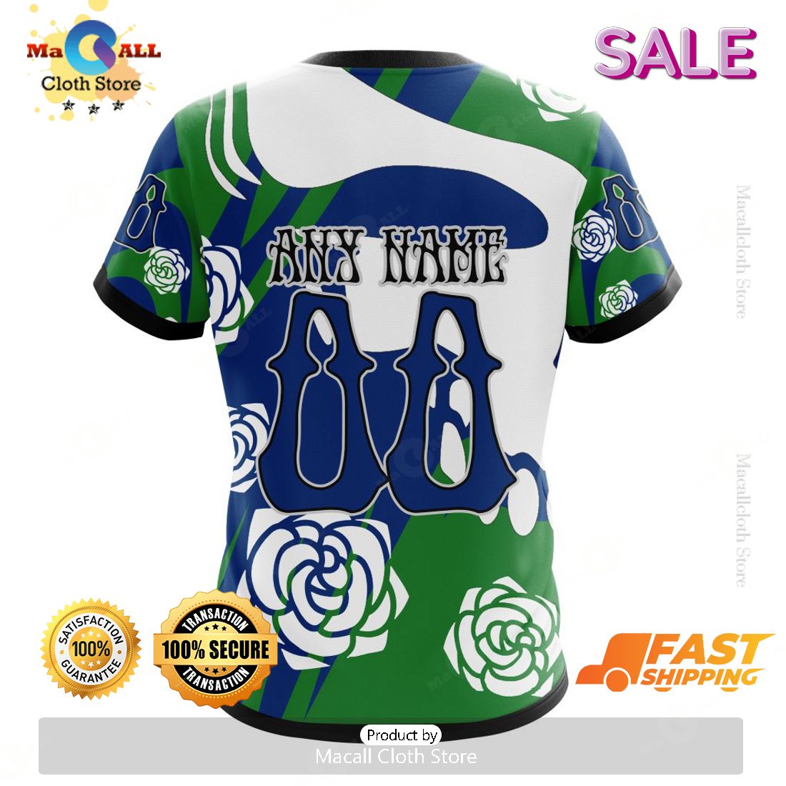 Personalized NHL Vancouver Canucks Special Grateful Dead Hoodie 3D Personalized NHL Vancouver Canucks Special Grateful Dead Hoodie 3D