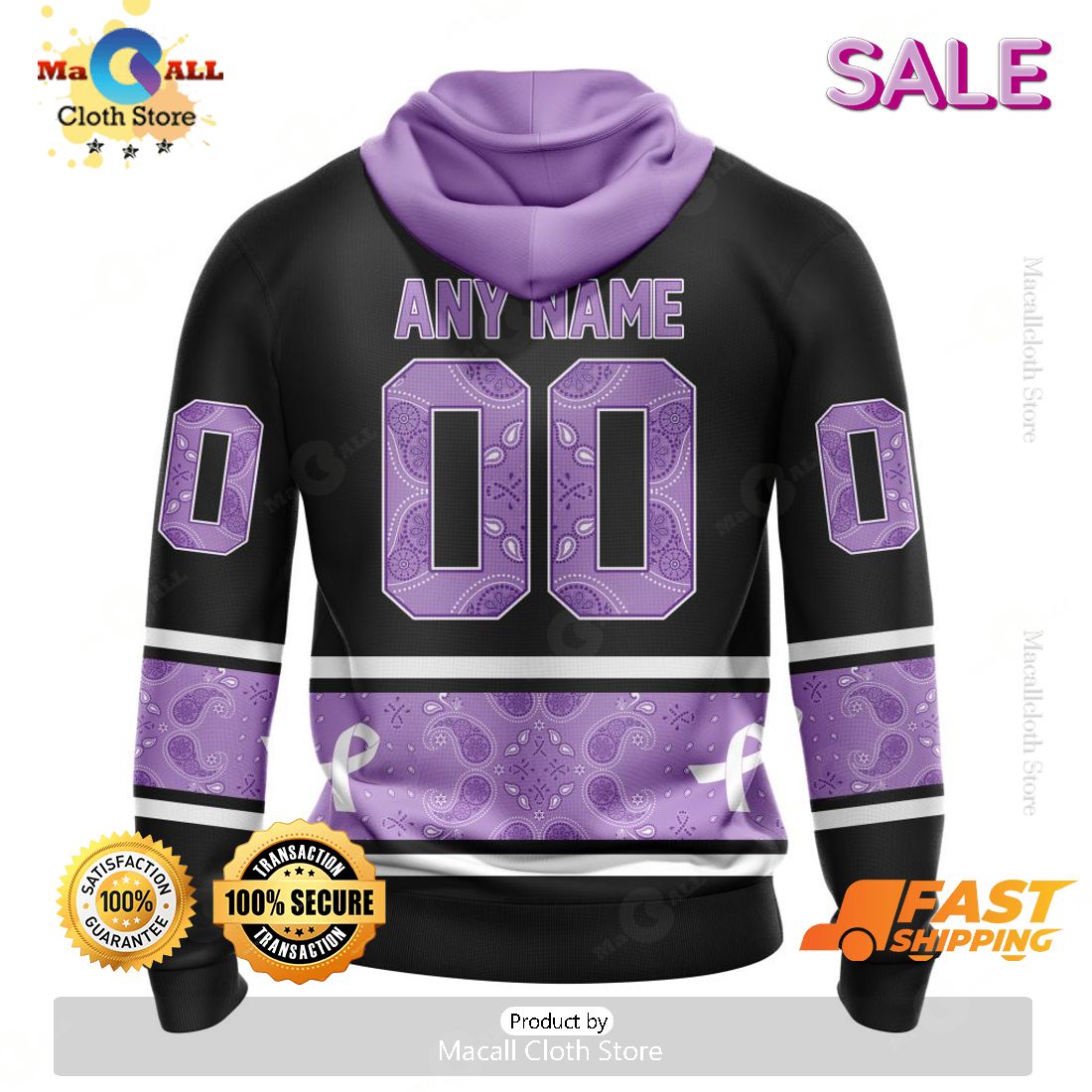 SALE Personalized NHL St. Louis Blues Special Black And Lavender Hockey Fight Cancer Hoodie 3D SALE Personalized NHL St. Louis Blues Special Black And Lavender Hockey Fight Cancer Hoodie 3D