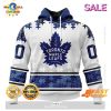 SALE Personalized NHL Toronto Maple Leafs Special Black And Lavender Hockey Fight Cancer Hoodie 3D